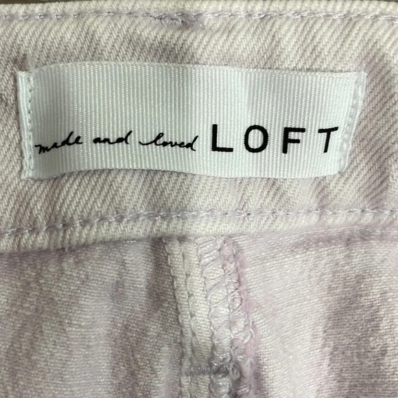 NWT LOFT Curvy High Waist Straight Crop Denim Jeans made and loved 4 / 27 - Picture 11 of 16